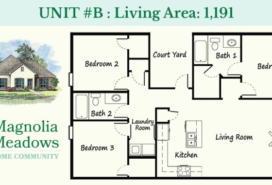 Unit B - Magnolia Meadows Town Homes