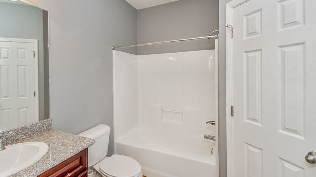 Guest bathroom in the Magnolia Meadows Townhomes