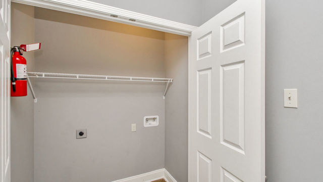 Closet in the Magnolia Meadows Townhomes