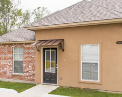 Front door at the Magnolia Meadows Town House
