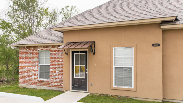 Front door at the Magnolia Meadows Town House