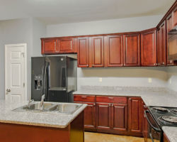 Kitchen area of the townhomes in Magnolia Meadows